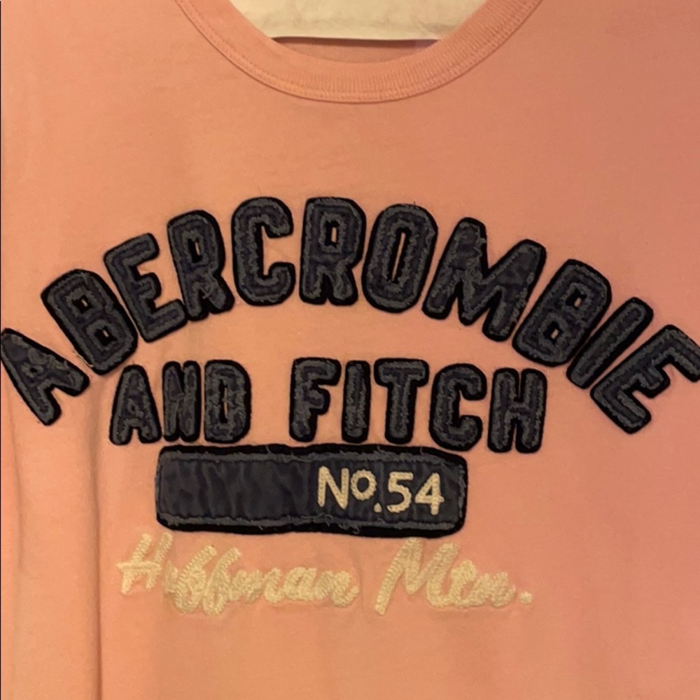 Pink A&F graphic tee